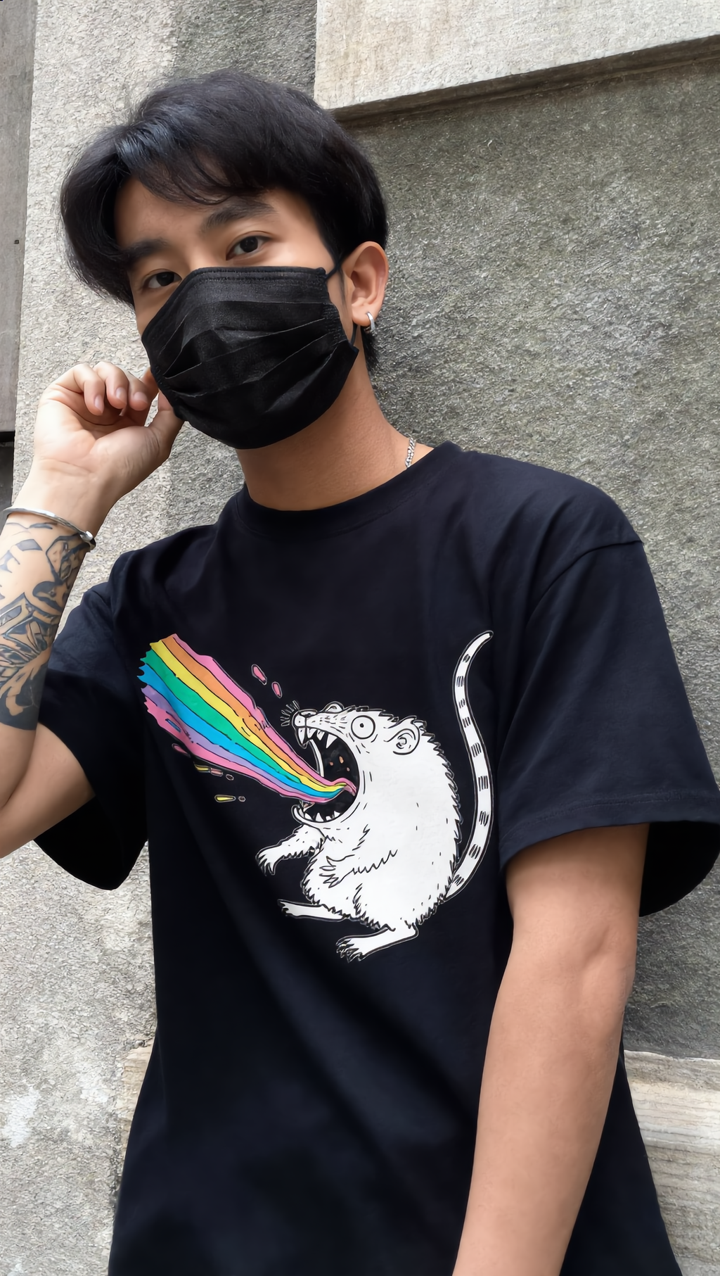 Ratto vomito arcobaleno